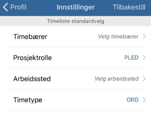 Standardvalg
