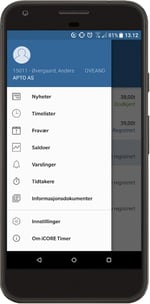 iCORE_Hours_App_Menu_Android2_NO