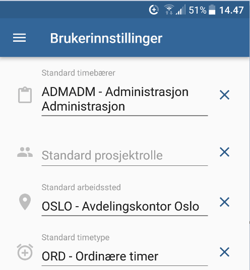 Standardvalg