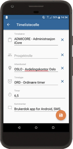 Registrering og endring